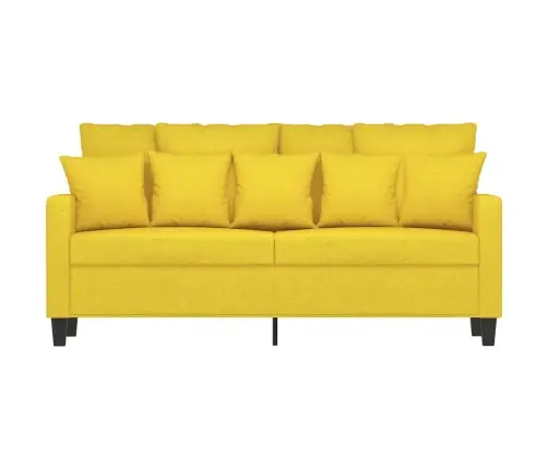 2-Kohaline Diivan, Helekollane , 140 cm Kangas