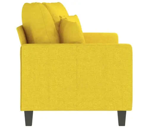 2-Kohaline Diivan, Helekollane , 140 cm Kangas