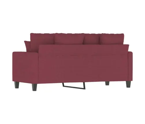2-Kohaline Diivan, Veinipunane, 140 cm Kangas