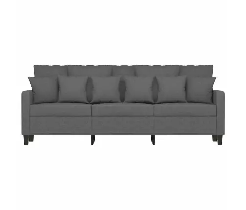 Trīsvietīgs Dīvāns, Tumši Pelēks Audums, 180 Cm Vidaxl