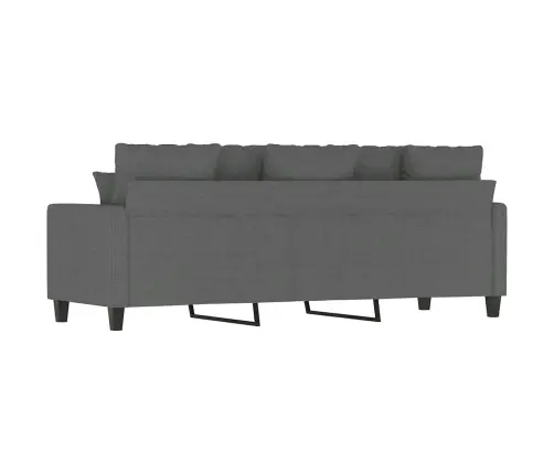 Trīsvietīgs Dīvāns, Tumši Pelēks Audums, 180 Cm Vidaxl