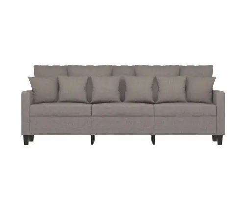 Trīsvietīgs Dīvāns, Pelēkbrūns Audums, 180 Cm Vidaxl