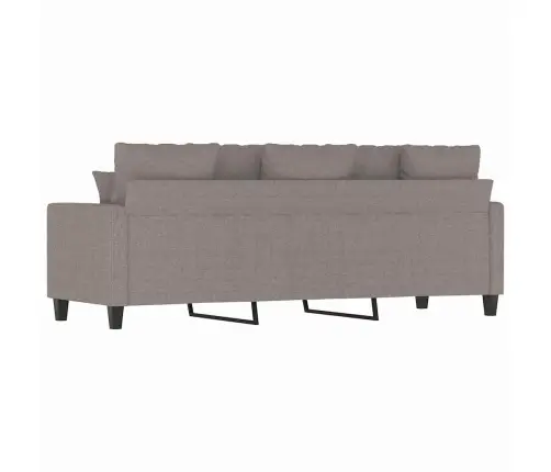 Trīsvietīgs Dīvāns, Pelēkbrūns Audums, 180 Cm Vidaxl