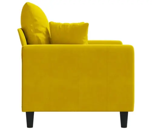 Atpūtas Krēsls, Dzeltens, 60 Cm, Samts Vidaxl