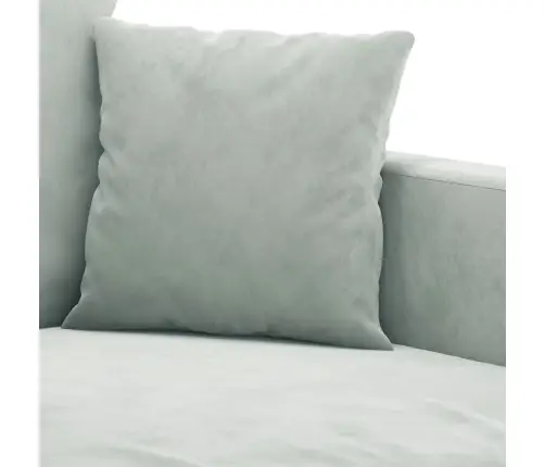 Divvietīgs Dīvāns, Gaiši Pelēks, 120 Cm, Samts Vidaxl