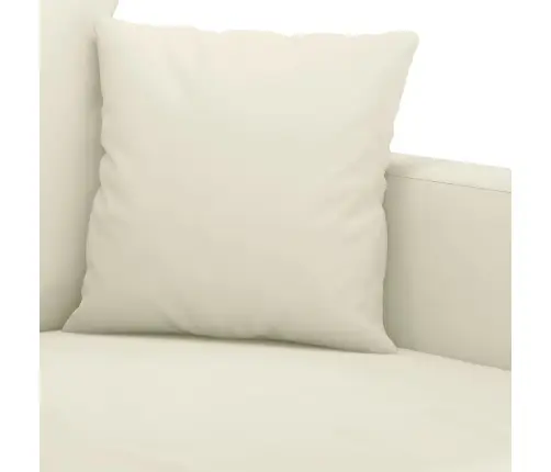 Divvietīgs Dīvāns, Krēmkrāsas, 120 Cm, Samts Vidaxl