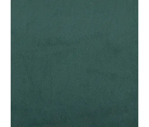 Divvietīgs Dīvāns, Tumši Zaļš, 140 Cm, Samts Vidaxl