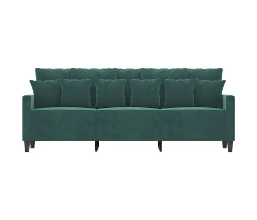 3-Kohaline Diivan, Tumeroheline, 180 cm Samet