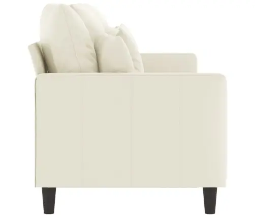 Trīsvietīgs Dīvāns, Krēmkrāsas, 180 Cm, Samts Vidaxl