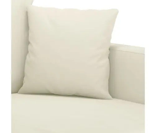 Trīsvietīgs Dīvāns, Krēmkrāsas, 180 Cm, Samts Vidaxl