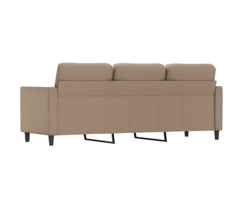 Trivietė Sofa, Kapučino Spalvos, 180cm Dirbtinė Oda