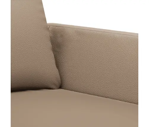 Trivietė Sofa, Kapučino Spalvos, 180cm Dirbtinė Oda