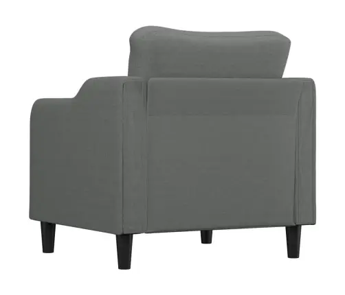 Krėslas, Tamsiai Pilkos Spalvos, 60cm Audinys