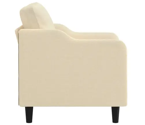 Atpūtas Krēsls, Krēmkrāsas, 60 Cm, Audums Vidaxl