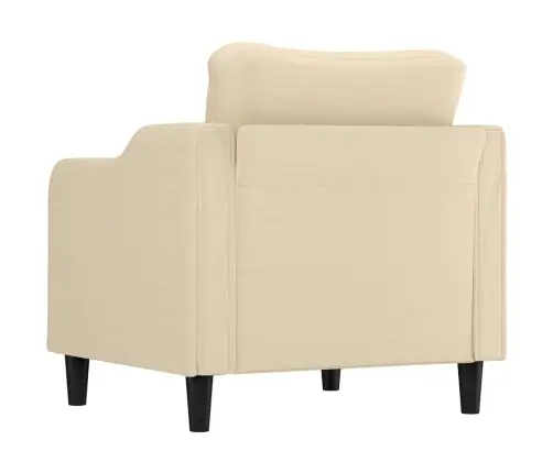 Atpūtas Krēsls, Krēmkrāsas, 60 Cm, Audums Vidaxl