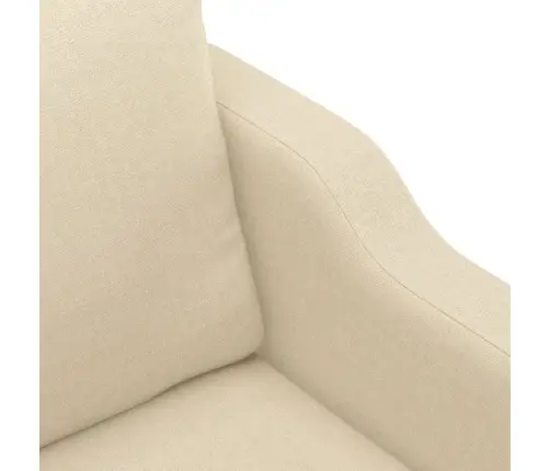 Atpūtas Krēsls, Krēmkrāsas, 60 Cm, Audums Vidaxl