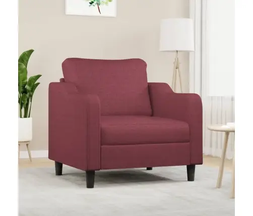 Atpūtas Krēsls, 60 Cm, Vīnsarkans Audums Vidaxl