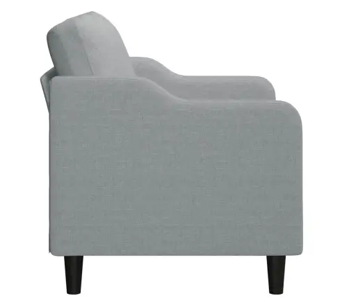 Divvietīgs Dīvāns, Gaiši Pelēks, 120 Cm, Audums Vidaxl