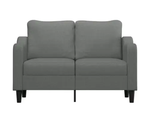 Dvivietė Sofa, Tamsiai Pilkos Spalvos, 120cm Audinys