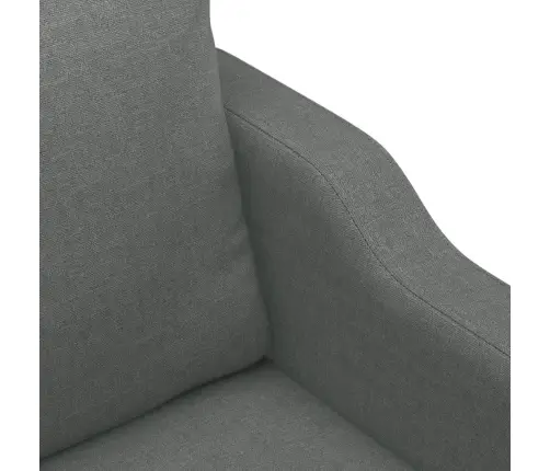 Dvivietė Sofa, Tamsiai Pilkos Spalvos, 120cm Audinys