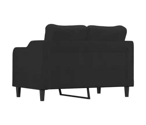 Divvietīgs Dīvāns, Melns Audums, 120 Cm Vidaxl