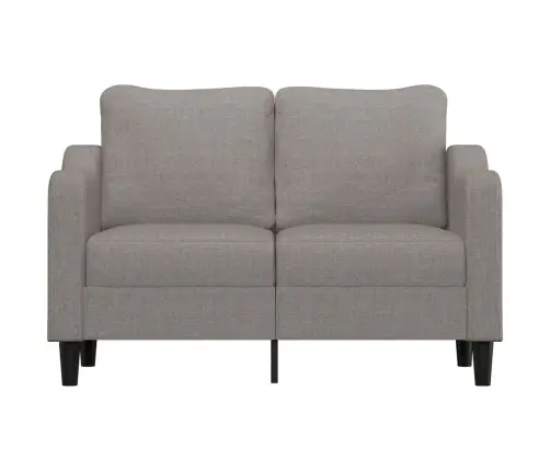 Divvietīgs Dīvāns, Pelēkbrūns Audums, 140 Cm Vidaxl