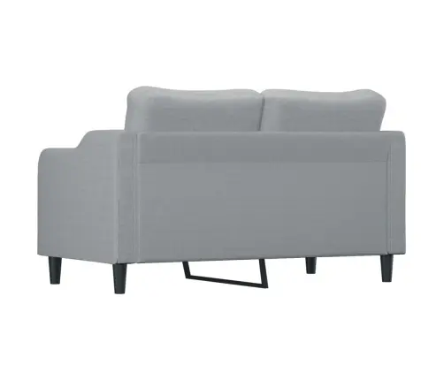 Divvietīgs Dīvāns, Tumši Pelēks Audums, 140 Cm Vidaxl