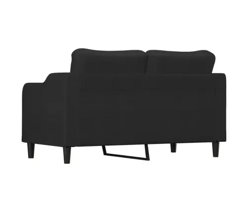 2-Kohaline Diivan, Must , 140 cm Kangas
