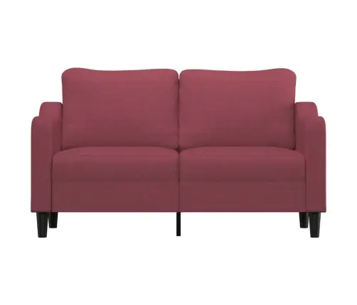 2-Kohaline Diivan, Veinipunane, 140 cm Kangas