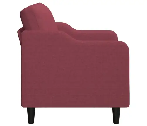 2-Kohaline Diivan, Veinipunane, 140 cm Kangas