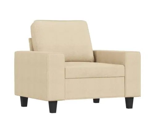 Atpūtas Krēsls, Krēmkrāsas, 60 Cm, Audums Vidaxl