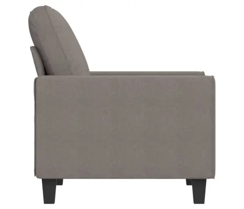 Atpūtas Krēsls, Pelēkbrūns, 60 Cm, Audums Vidaxl