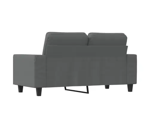 Divvietīgs Dīvāns, Tumši Pelēks Audums, 120 Cm Vidaxl