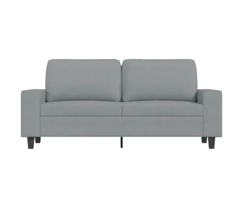 Divvietīgs Dīvāns, Tumši Pelēks Audums, 140 Cm Vidaxl