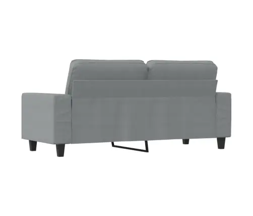 Divvietīgs Dīvāns, Tumši Pelēks Audums, 140 Cm Vidaxl