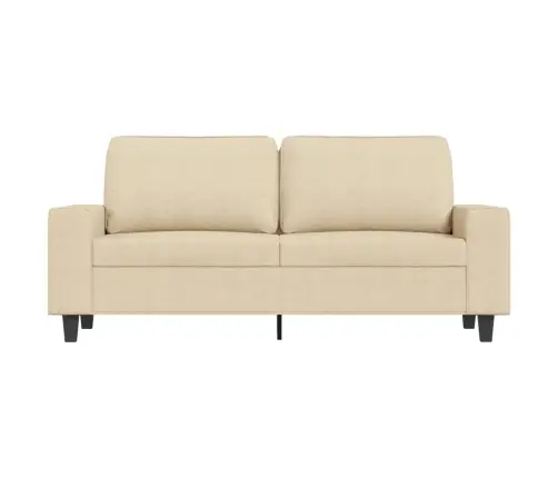 2-Kohaline Diivan, Kreemjas, 140 cm Kangas