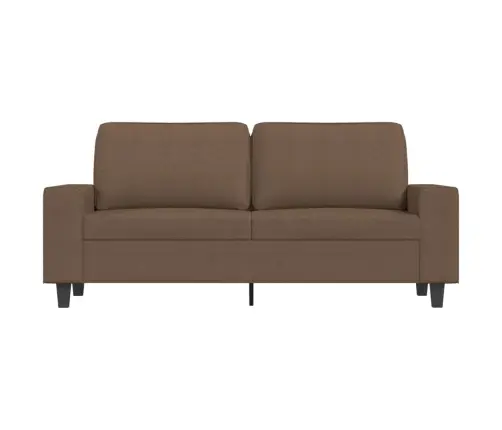 Divvietīgs Dīvāns, Brūns Audums, 140 Cm Vidaxl