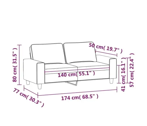 Divvietīgs Dīvāns, Gaiši Dzeltens Audums, 140 Cm Vidaxl Divvietīgs Dīvāns, Gaiši Dzeltens Audums, 140 Cm Vidaxl