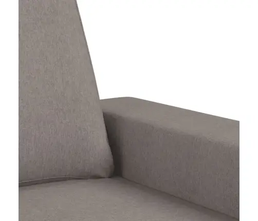 Divvietīgs Dīvāns, Pelēkbrūns Audums, 140 Cm Vidaxl