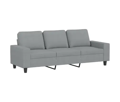 Trivietė Sofa, Šviesiai Pilkos Spalvos, 180cm Audinys