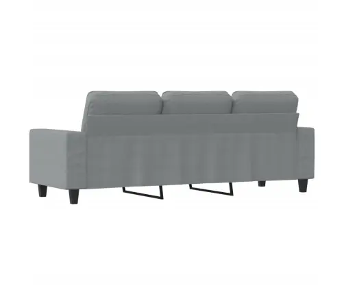 Trivietė Sofa, Šviesiai Pilkos Spalvos, 180cm Audinys