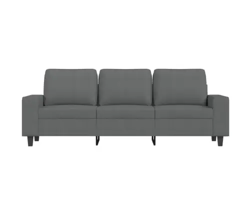 Trivietė Sofa, Tamsiai Pilkos Spalvos, 180cm Audinys