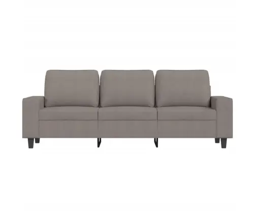 Trīsvietīgs Dīvāns, Pelēkbrūns Audums, 180 Cm Vidaxl
