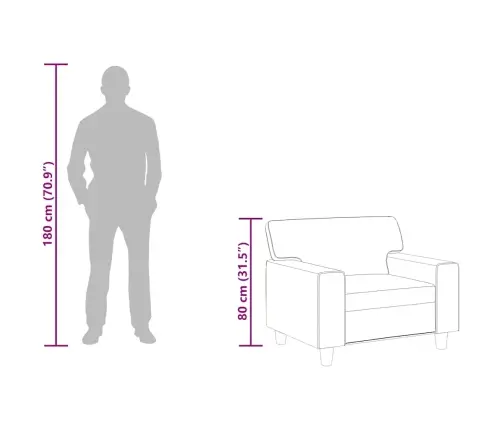 Atpūtas Krēsls, Melns, 60 Cm, Mākslīgā Āda Vidaxl