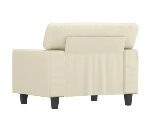 Atpūtas Krēsls, Krēmkrāsas, 60 Cm, Mākslīgā Āda Vidaxl