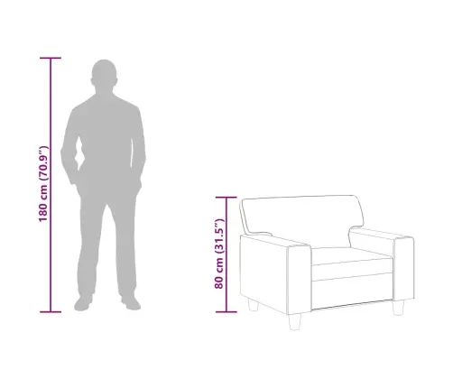 Atpūtas Krēsls, 60 Cm, Vīnsarkana Mākslīgā Āda Vidaxl