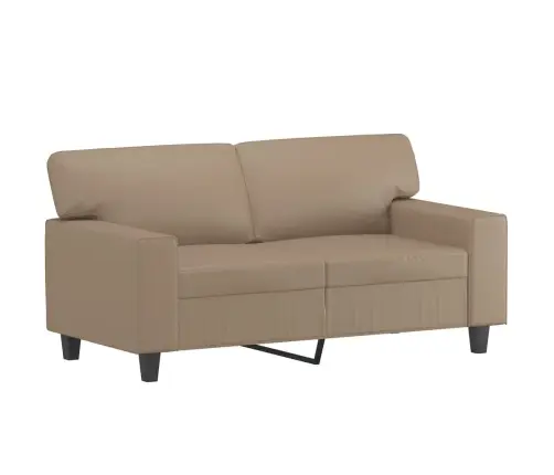 Divvietīgs Dīvāns, Kapučīno Krāsa, 120 Cm, Mākslīgā Āda Vidaxl