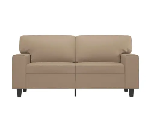 Divvietīgs Dīvāns, Kapučīno Krāsa, 120 Cm, Mākslīgā Āda Vidaxl