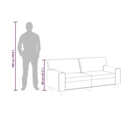 Dvivietė Sofa, Raudonojo Vyno Spalvos, 140cm Dirbtinė Oda