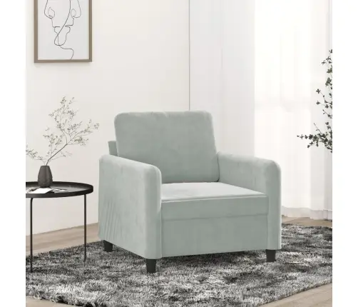 Tugitool, Helehall, 60 cm Samet